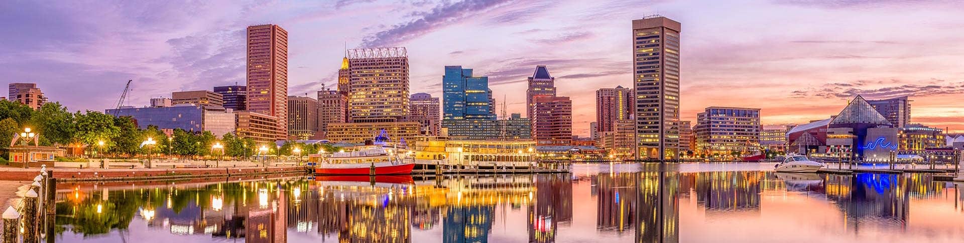 Baltimore Harbor skyline